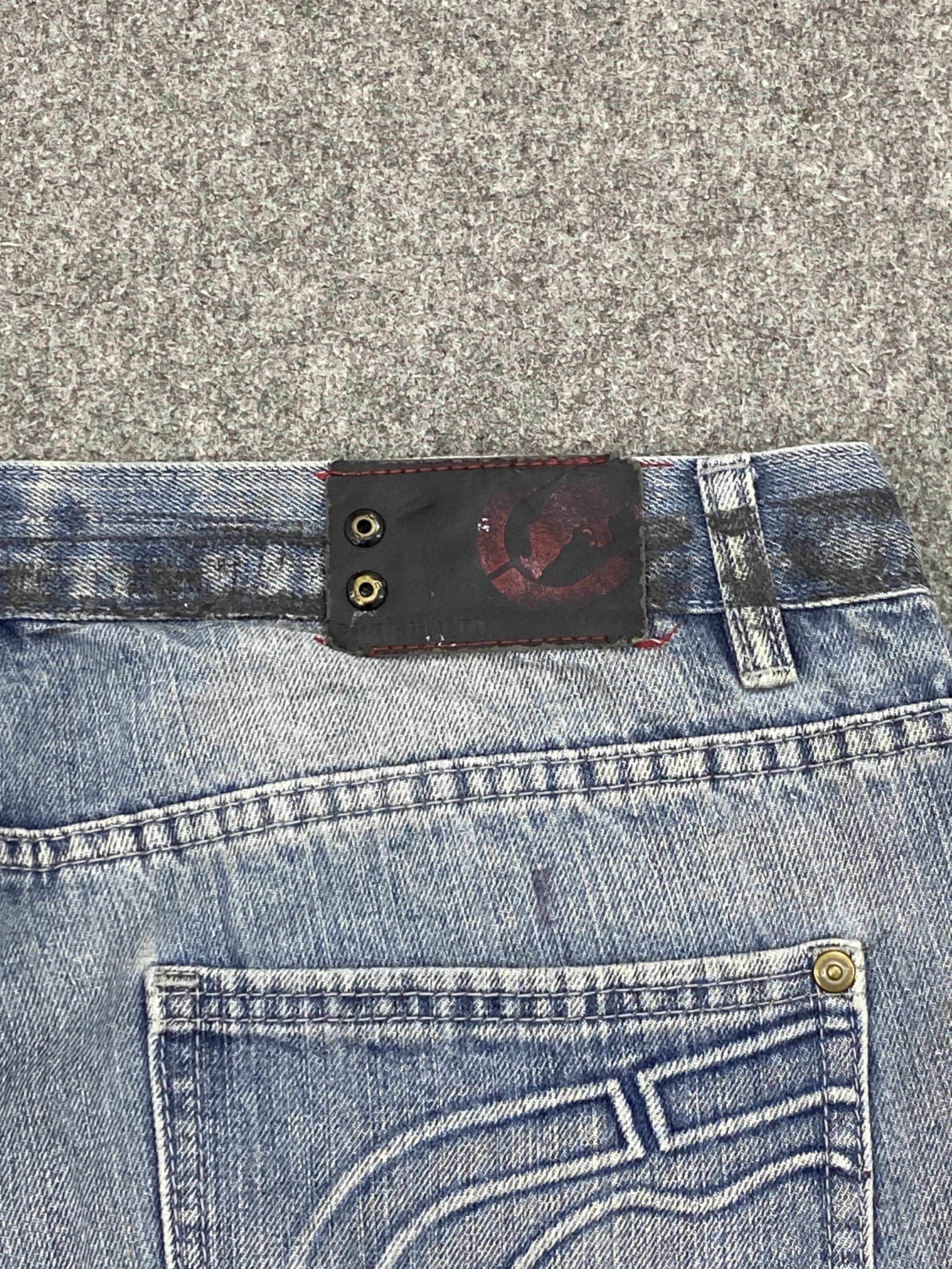 Ecko Unltd. Vintage Ecko Unltd Faded Blue Jeans DP2696 Size US 35 - 5 Thumbnail