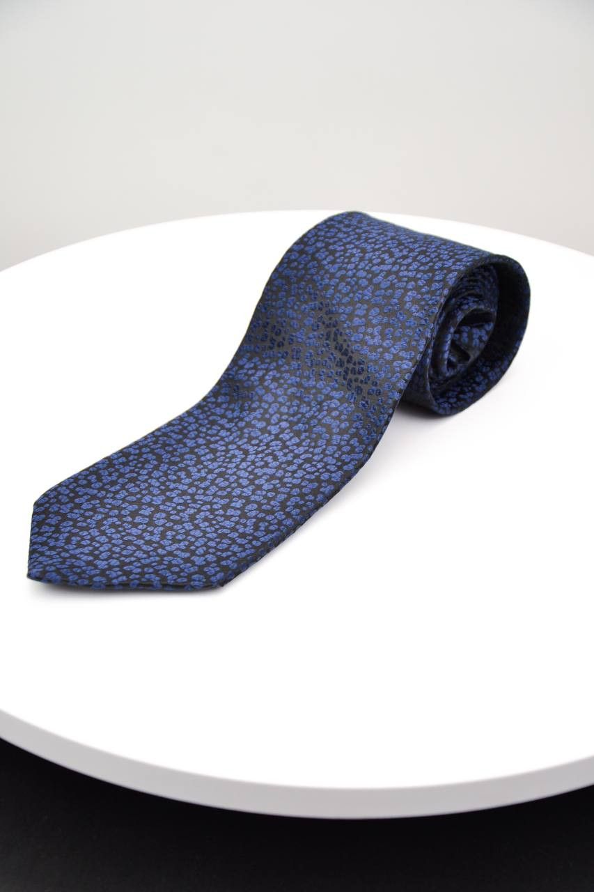 Hugo Boss HUGO BOSS Silk tie Dark Blue Size ONE SIZE - 1 Thumbnail