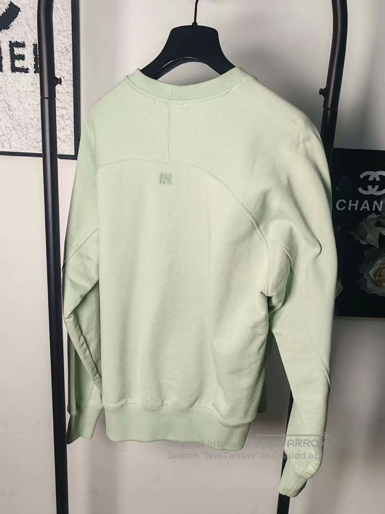 AMI Authentic ami Sweatshirt in Mint Green. Size US M / EU 48-50 / 2 - 2 Thumbnail