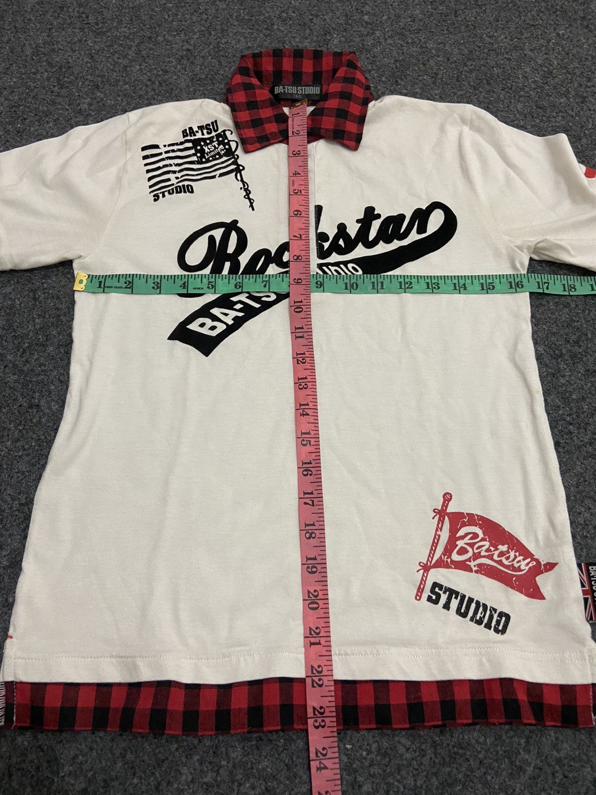 If Six Was Nine Vintage Y2K batsu studio polo shirt rock star double layer Size S / US 4 / IT 40 - 7 Thumbnail