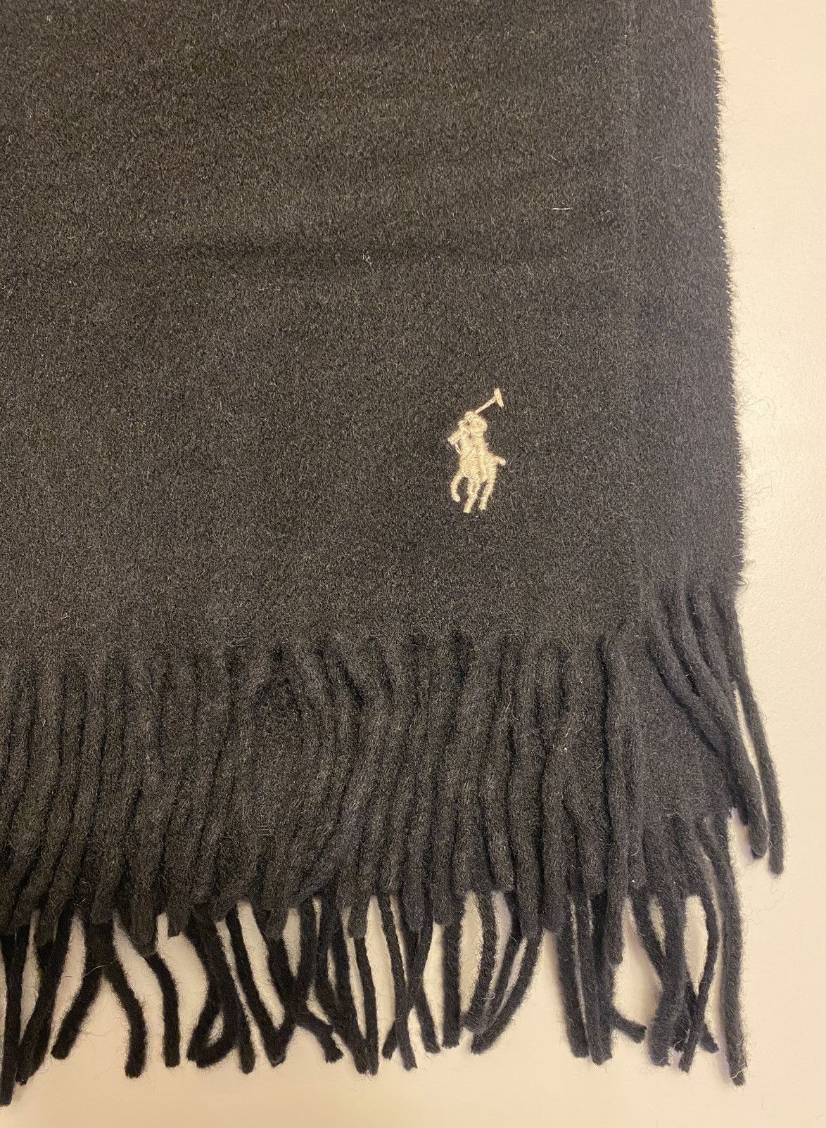 Polo Ralph Lauren Black scarf Polo Ralph Lauren Size ONE SIZE - 4 Thumbnail