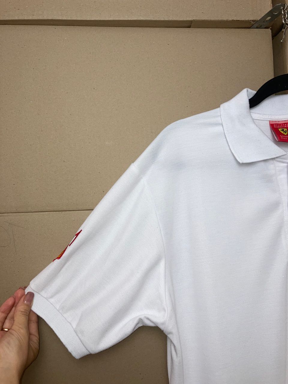Ferrari VINTAGE SHELL HELIX FERRARI POLO SHIRT RACING FORMULA 1 Y2K Size US XL / EU 56 / 4 - 8 Thumbnail