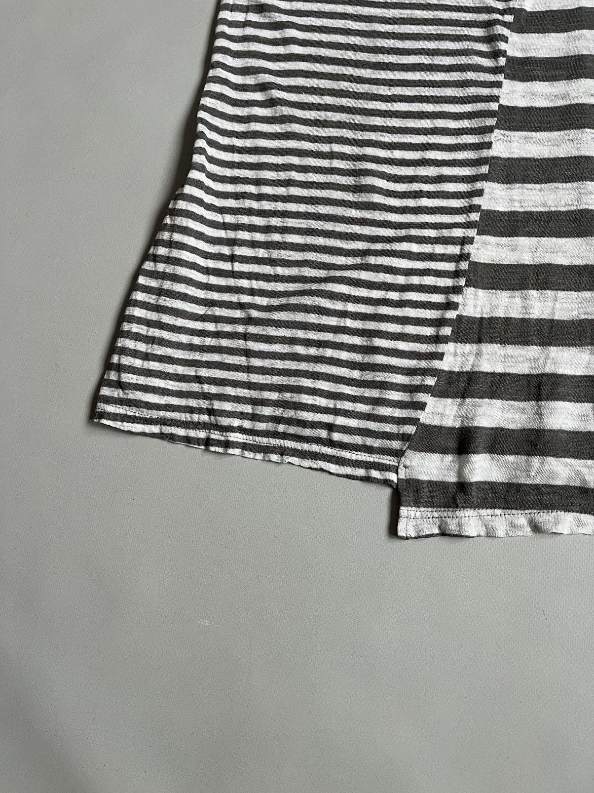 Rundholz RUNDHOLZ Black Label Striped Asymmetrical Grey Tank Top Size S / US 4 / IT 40 - 6 Thumbnail