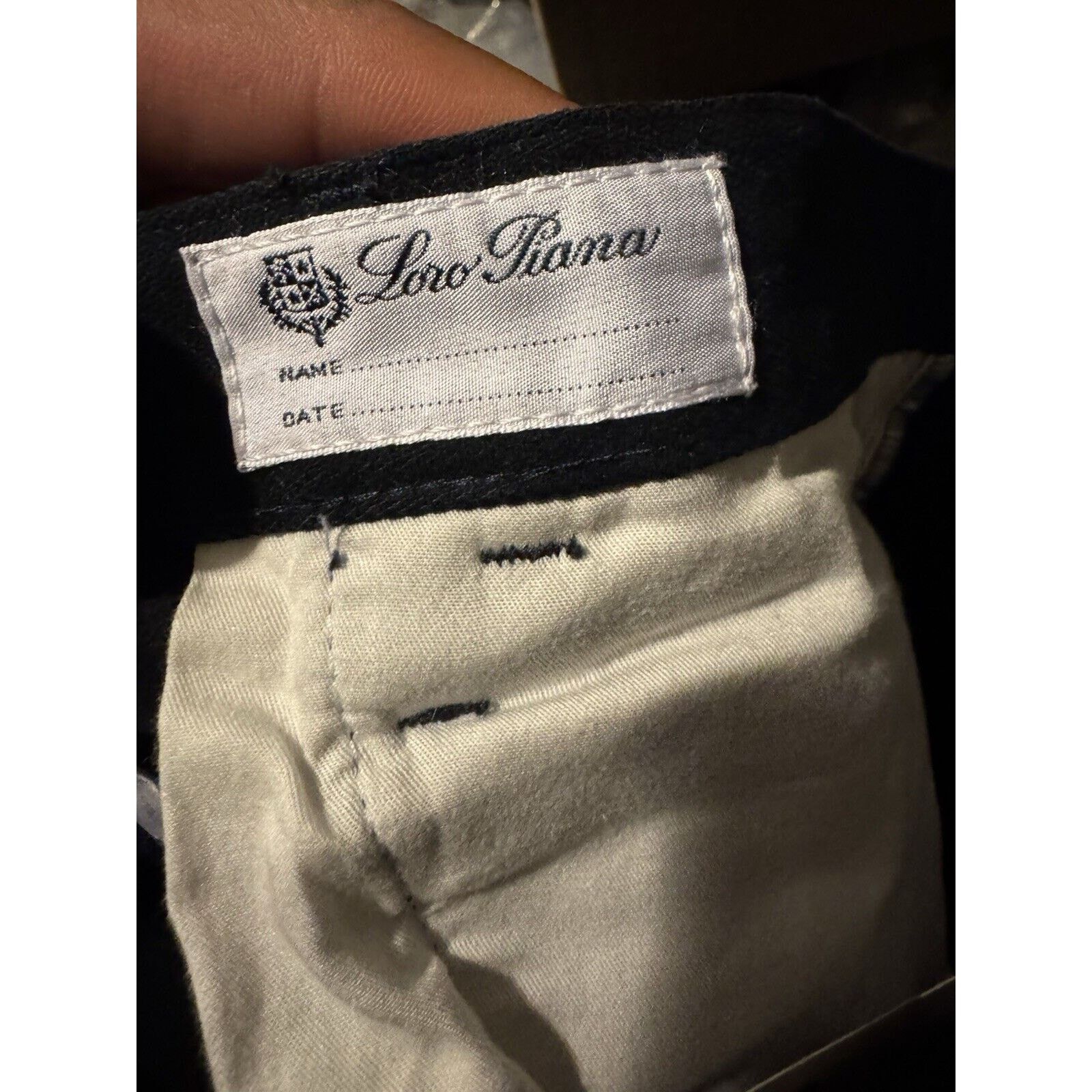 Loro Piana Loro Piana 5 Pocket Cotton Pants 35 Navy Italy Trousers Men Size US 35 - 5 Thumbnail