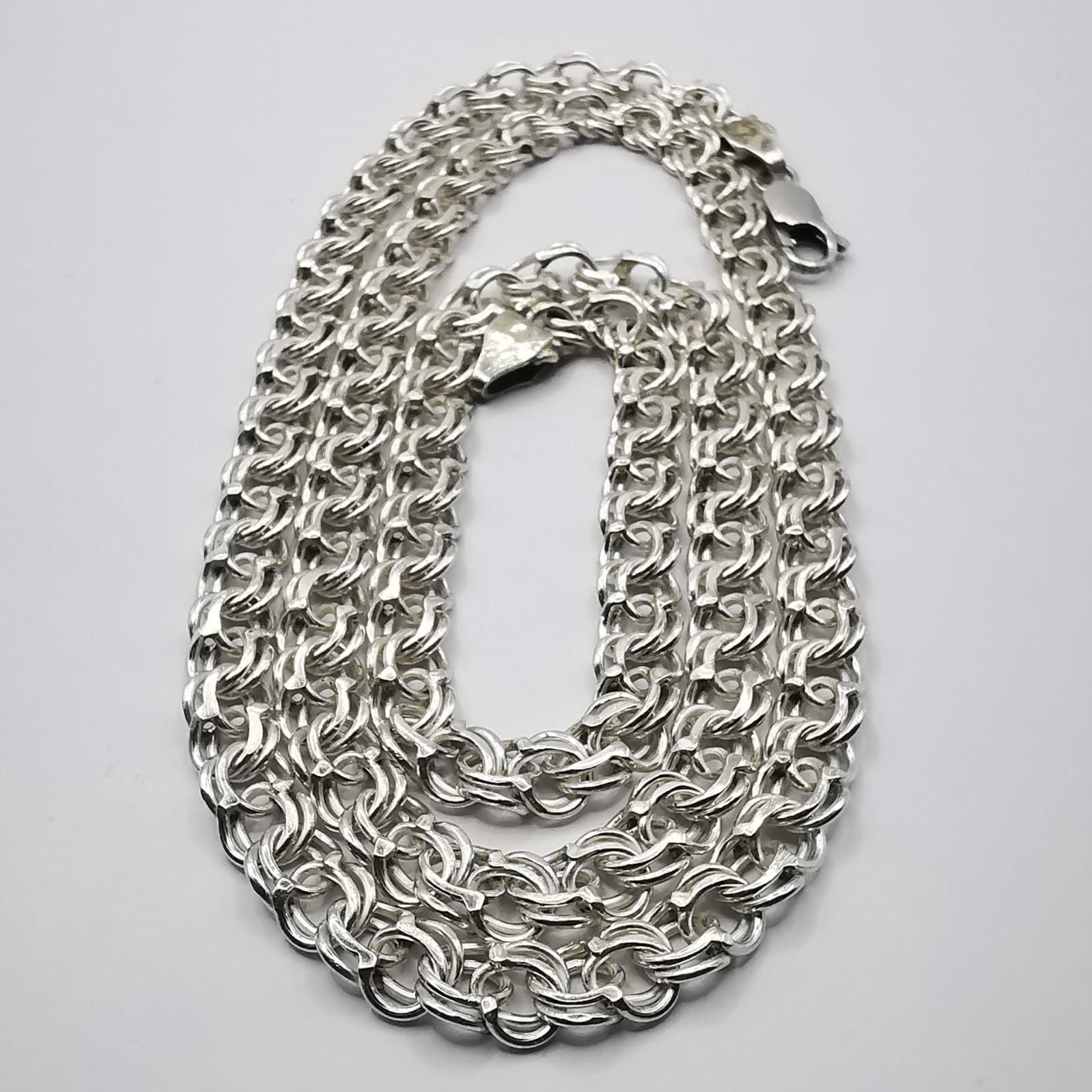 Sterling Silver Vintage Chain, Jewelry , 925 Sterling Silver 31,49g Size ONE SIZE - 2 Thumbnail