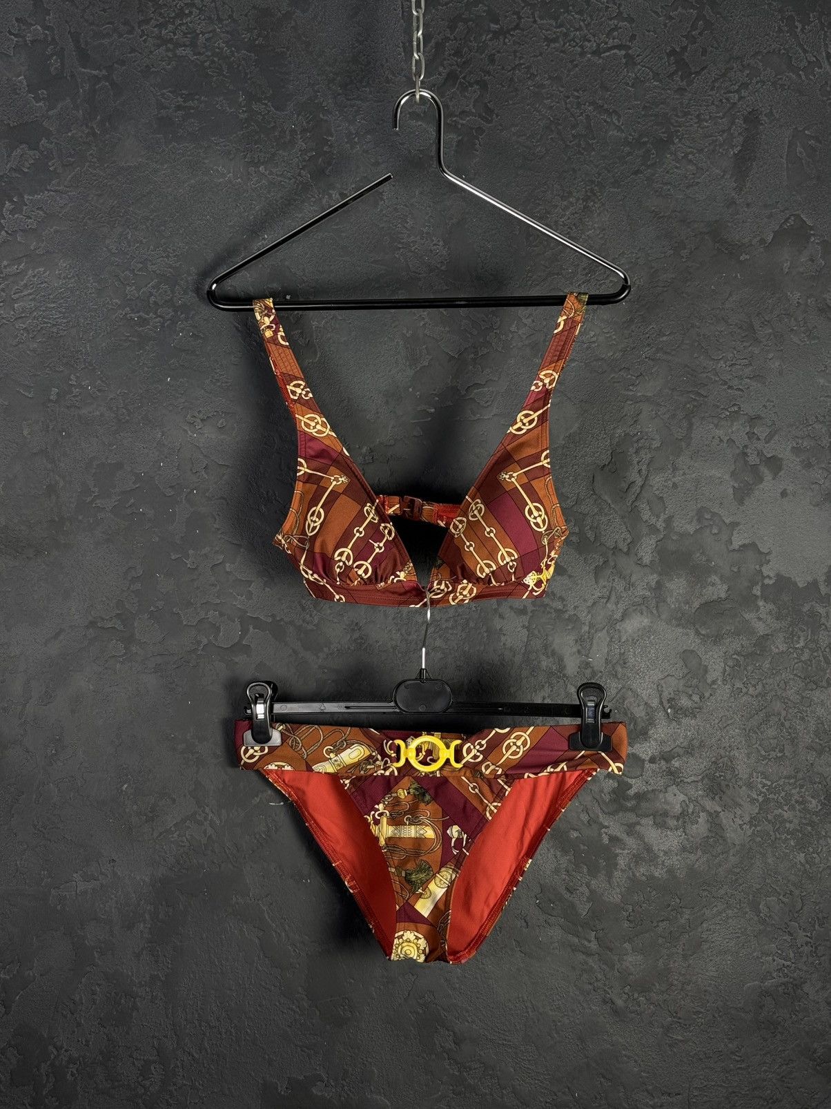 Hermes Hermes Two-Piece Swimsuit Classic Pattern Size 34 Size ONE SIZE - 1 Thumbnail