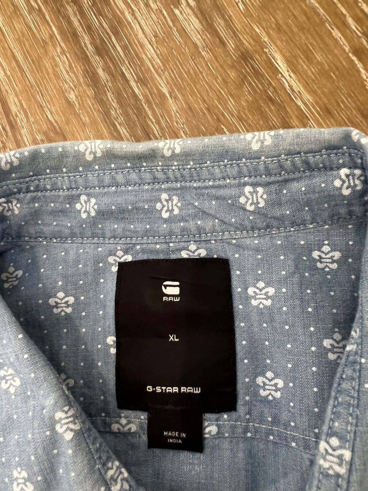 G-Star G star raw core shirt pattern button up Size US L / EU 52-54 / 3 - 3 Thumbnail
