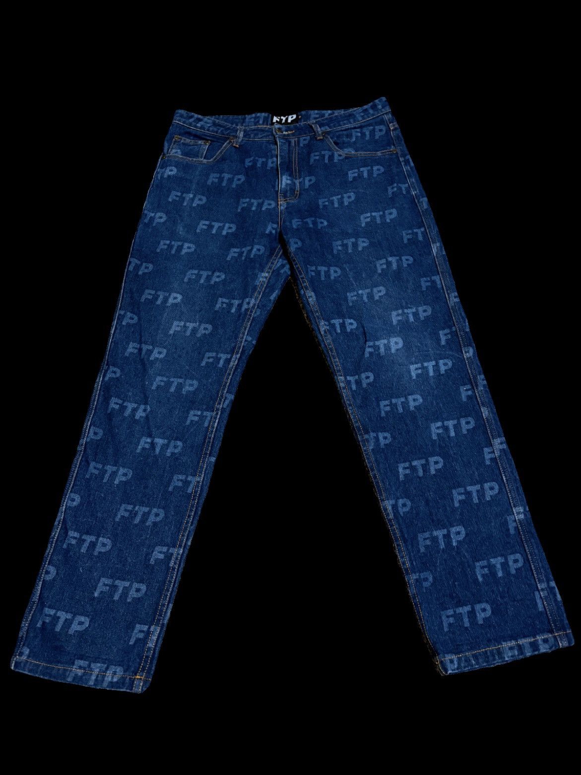 Fuck The Population FTP all over denim FW21 Size US 32 / EU 48 - 1 Thumbnail