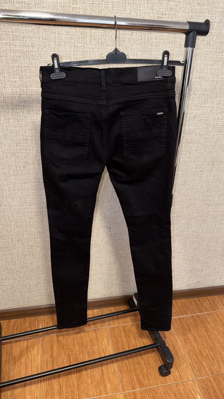 Amiri AMIRI THRASHER PLUS BLACK DISTRESSED SLIM FIT JEANS Size US 32 / EU 48 - 2 Thumbnail