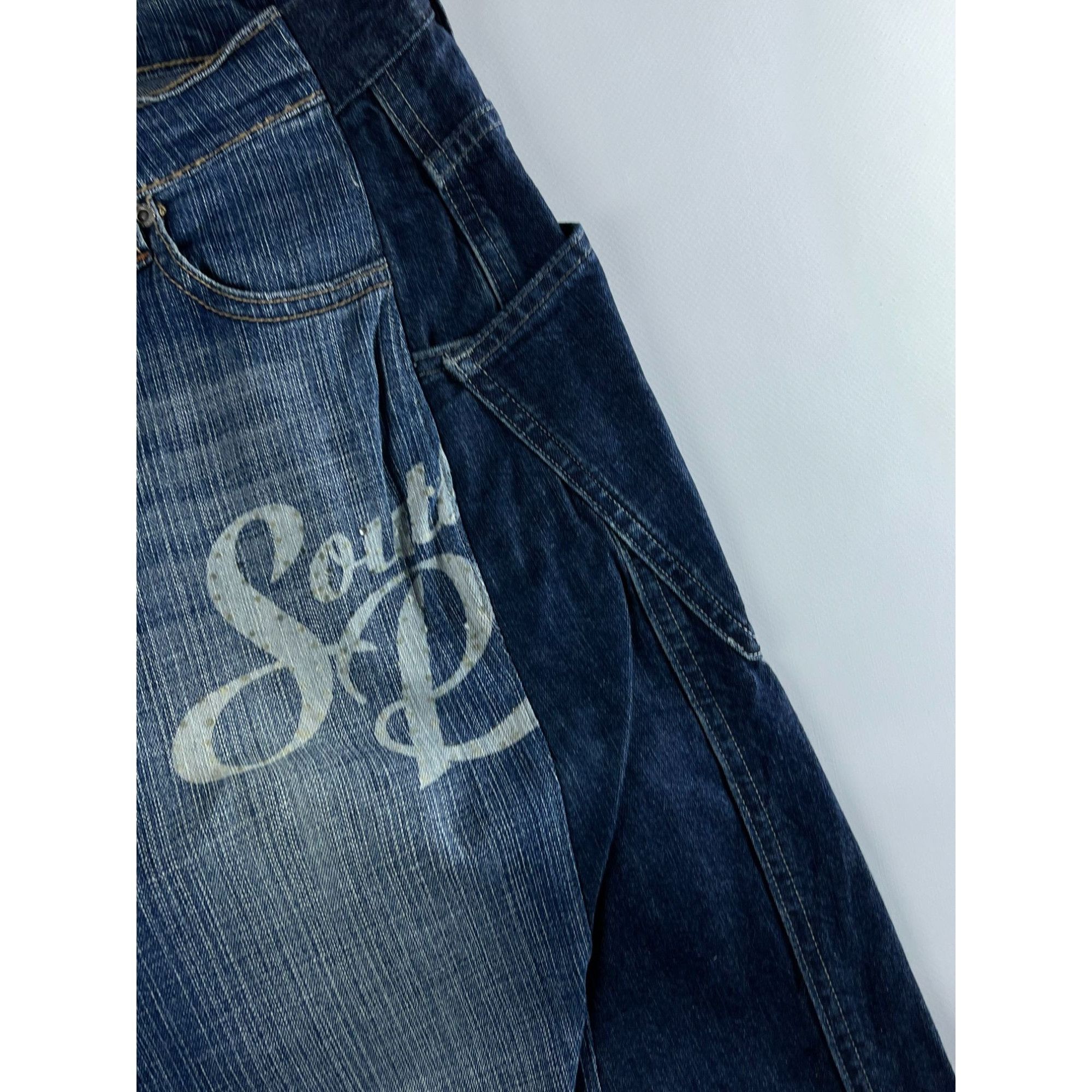 Southpole Southpole Mens Reworked Baggy Jean Size US 34 / EU 50 - 5 Thumbnail