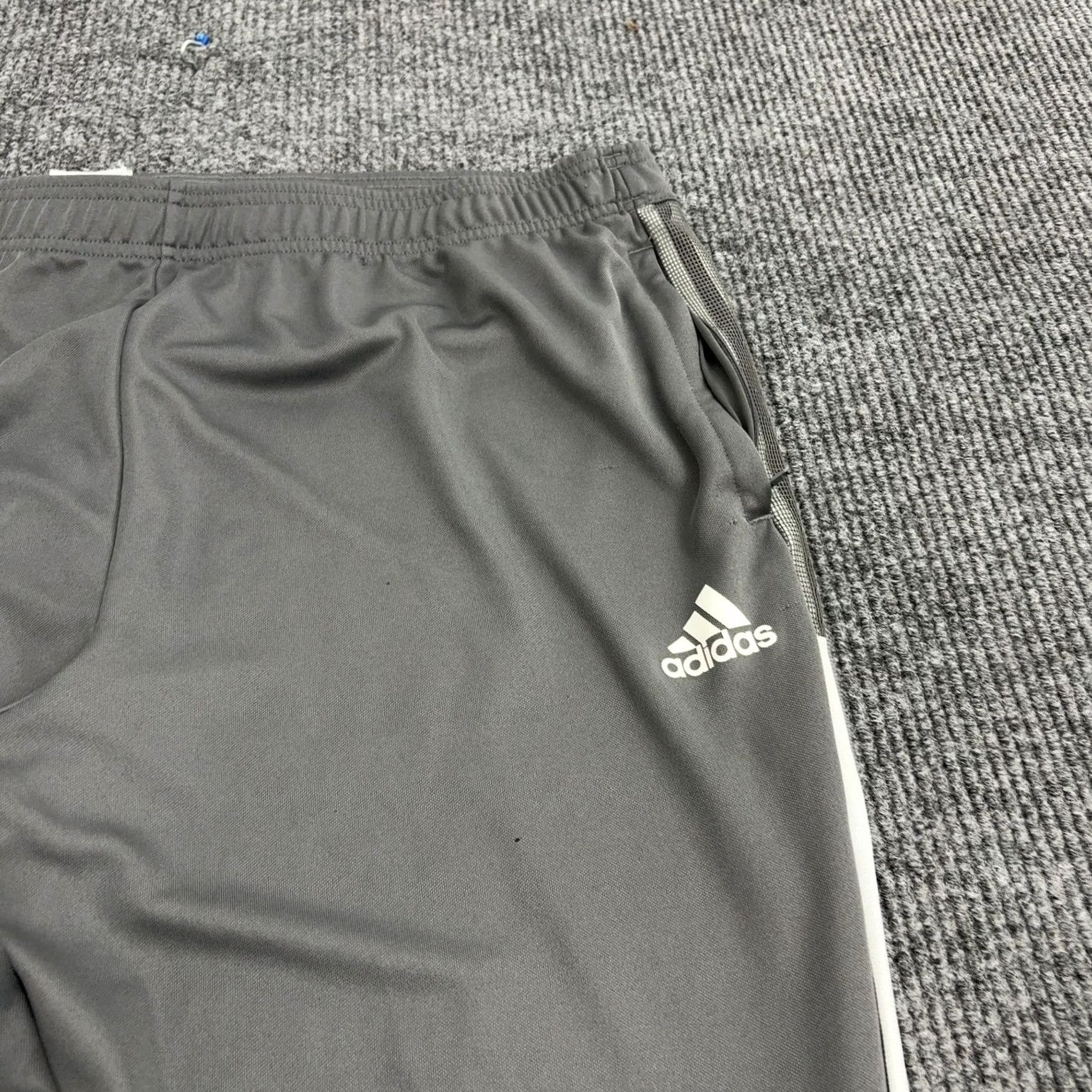Adidas Adidas Track Pants Mens 3XLT Grey Polyester Primegreen Tiro Training Sporty Size US 39 - 2 Thumbnail