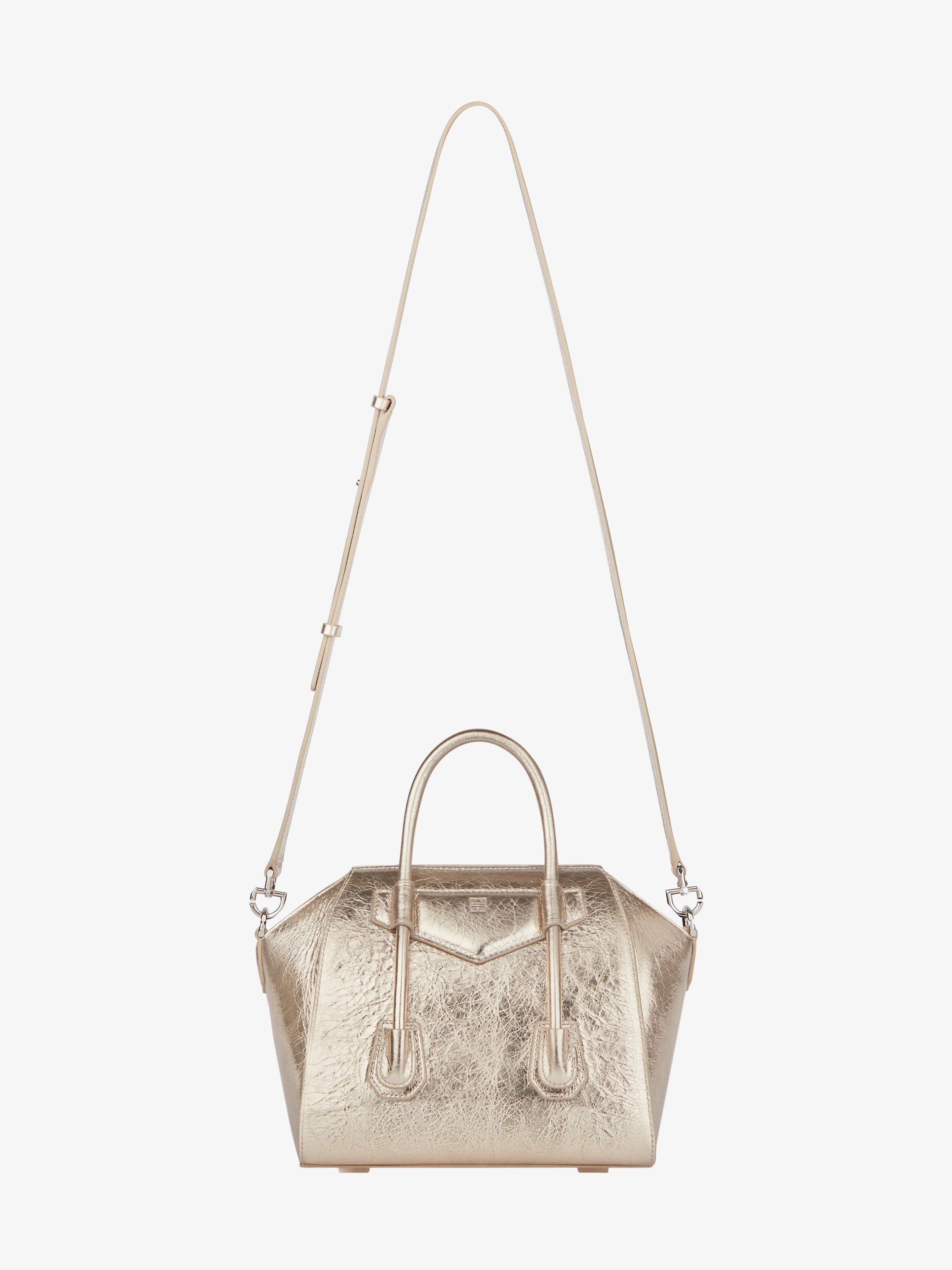 Givenchy o1srvl11e0325 Size: OS / Mini Antigona Lock Bag Beige Size ONE SIZE - 2 Thumbnail