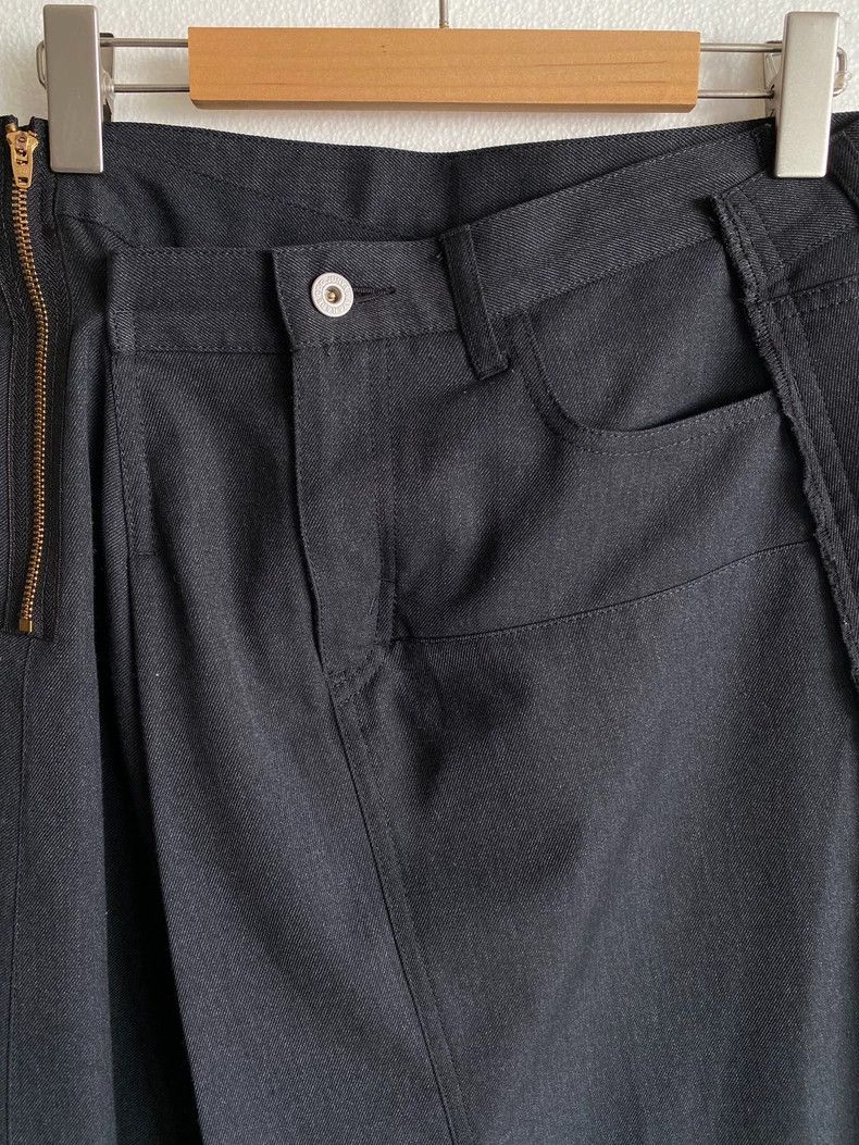 Comme des Garcons Comme Des Garcons size S Tear panel deconstructed wool-blen Size 24" / US 00 / IT 34 - 3 Thumbnail