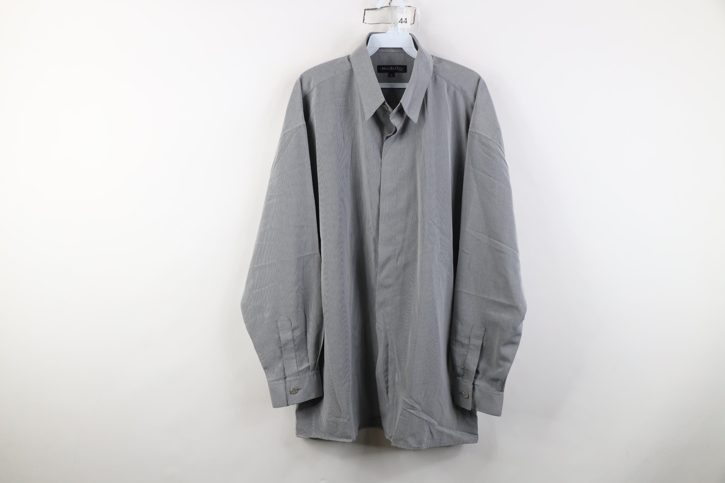 Vintage Vintage 90s Y2K Streetwear Collared Button Shirt Plaid Size US L / EU 52-54 / 3 - 1 Thumbnail