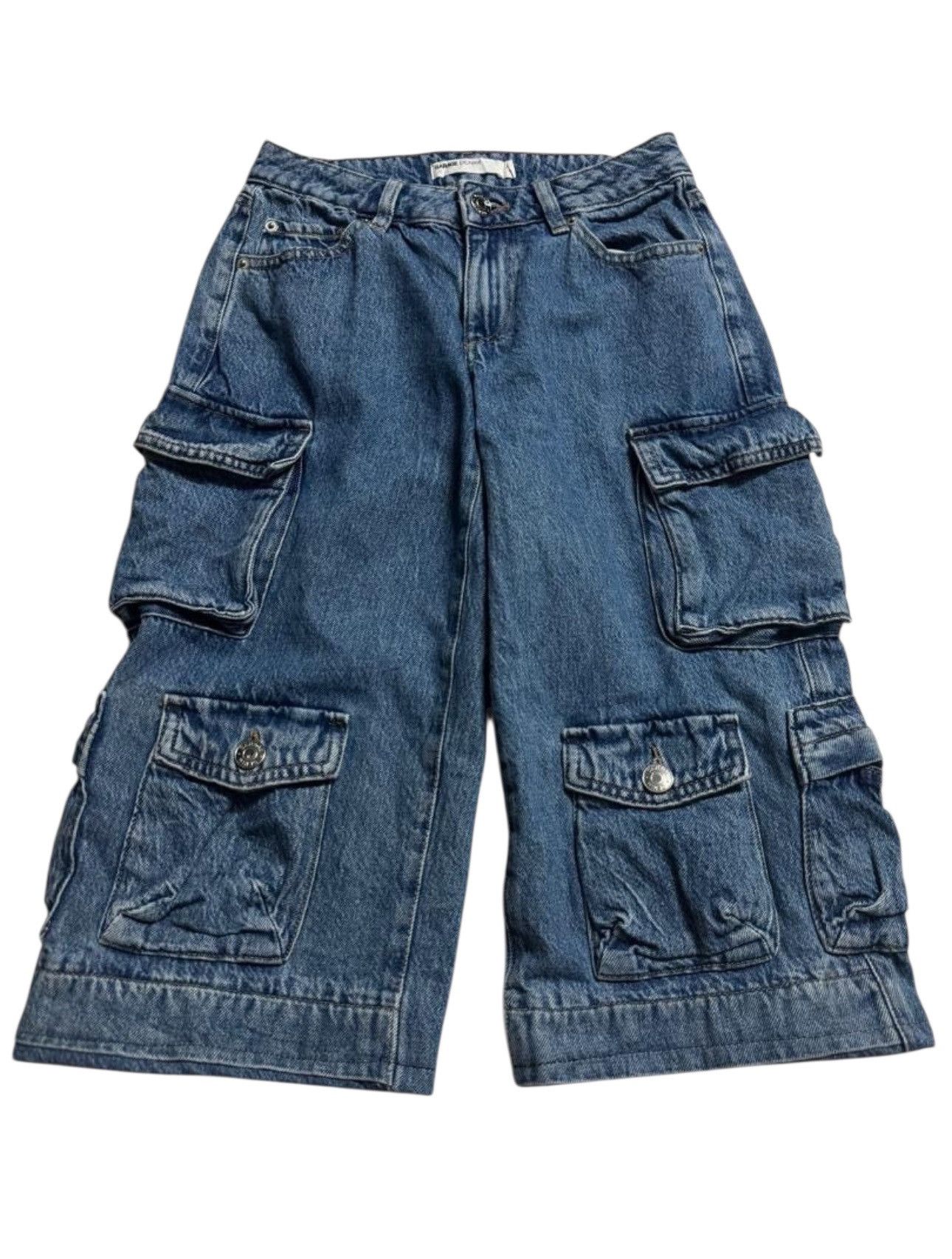 Jorts Japanese Garage Denim Multipocket Travis Scott style