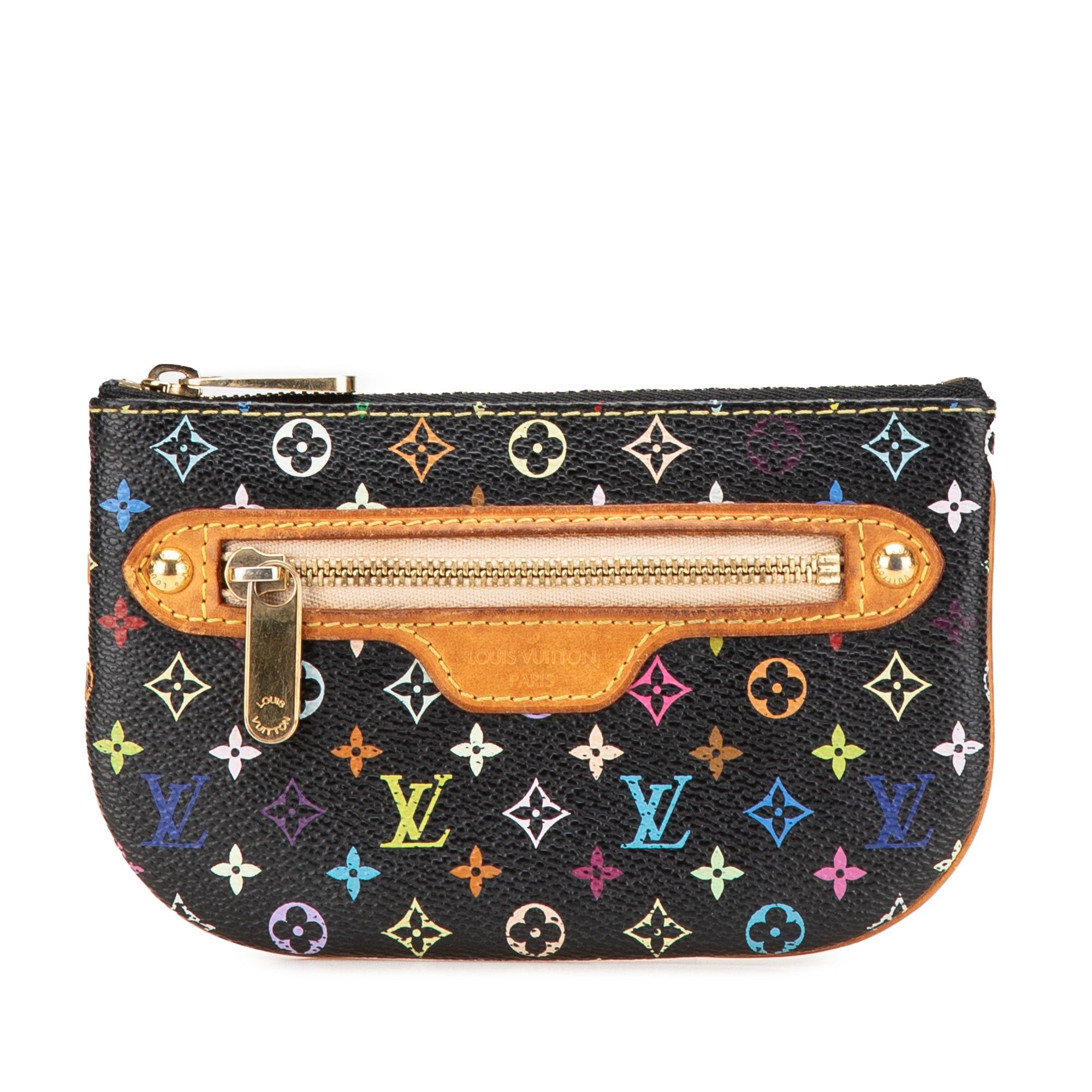 Louis Vuitton Louis Vuitton Monogram Multicolore Pochette Plate MM Black Size ONE SIZE - 1 Thumbnail