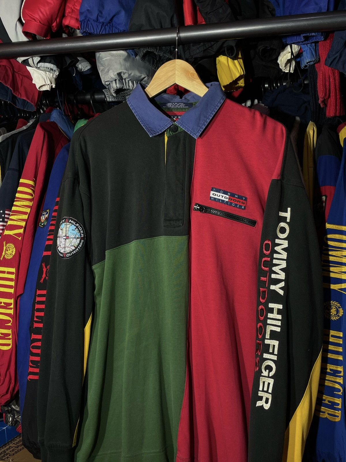 Tommy Hilfiger × Vintage Polo T-shirt Tommy Hilfiger Outdoors 90’s Vintage Size US L / EU 52-54 / 3 - 2 Thumbnail