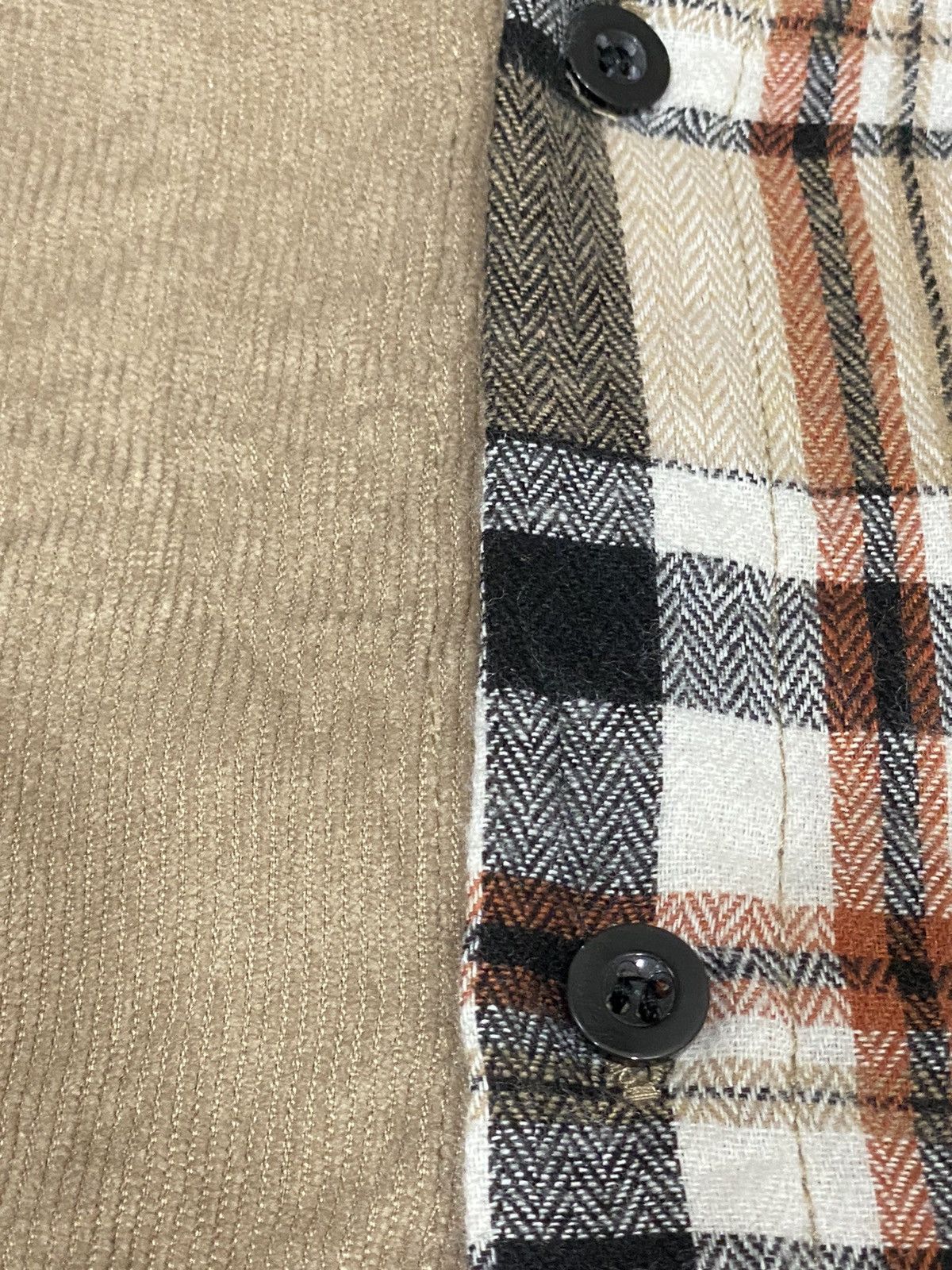 Japanese Brand × Shein Shein corduroy flannel hoodie Size US XXL / EU 58 / 5 - 2 Thumbnail