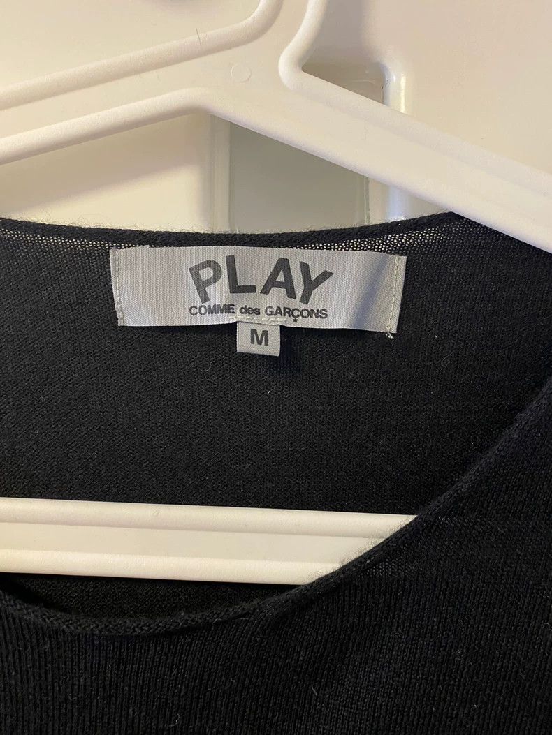 Comme des Garcons Comme Des Garcons Black cashmere sweater with black heart Size US M / EU 48-50 / 2 - 3 Thumbnail