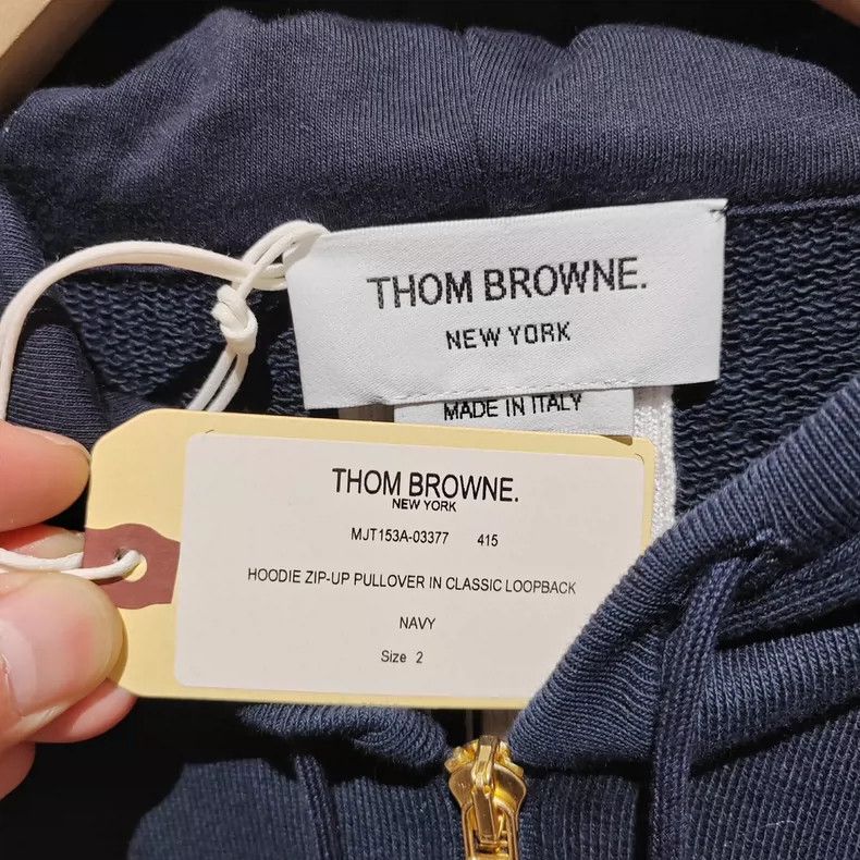 Thom Browne Thom Browne Tie-down zip hoodie Size US XL / EU 56 / 4 - 2 Thumbnail