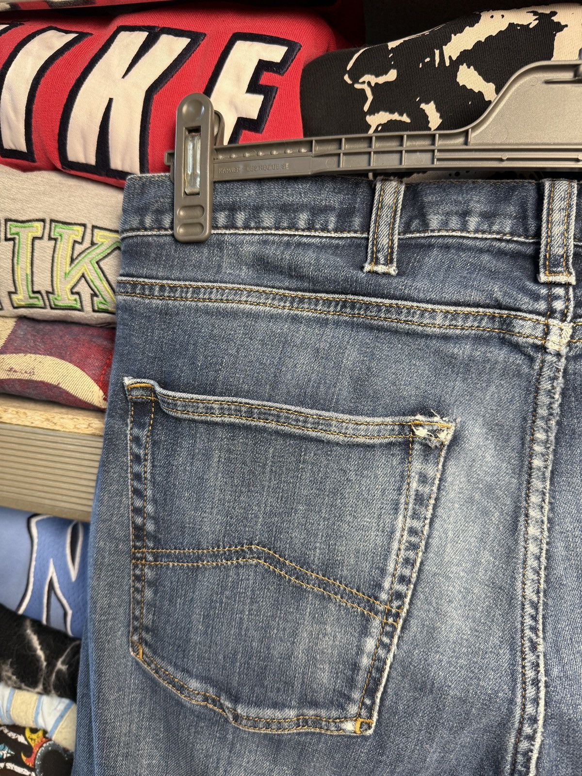 Armani Vintage Armani jeans distressed jeans pant Size US 34 / EU 50 - 9 Thumbnail