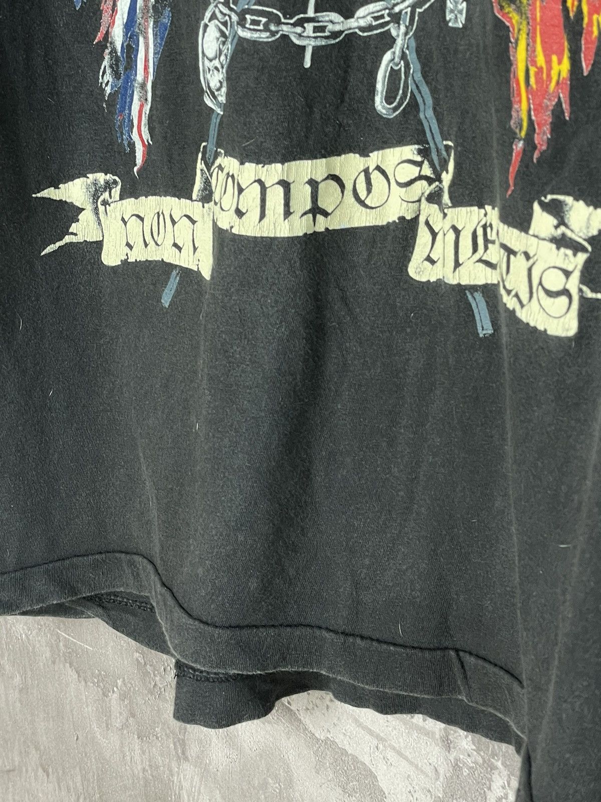 Band Tees × Vintage Motorhead Crazy 1991 Cutoff Lemmy Tour Single stich Tee Size US M / EU 48-50 / 2 - 18 Thumbnail