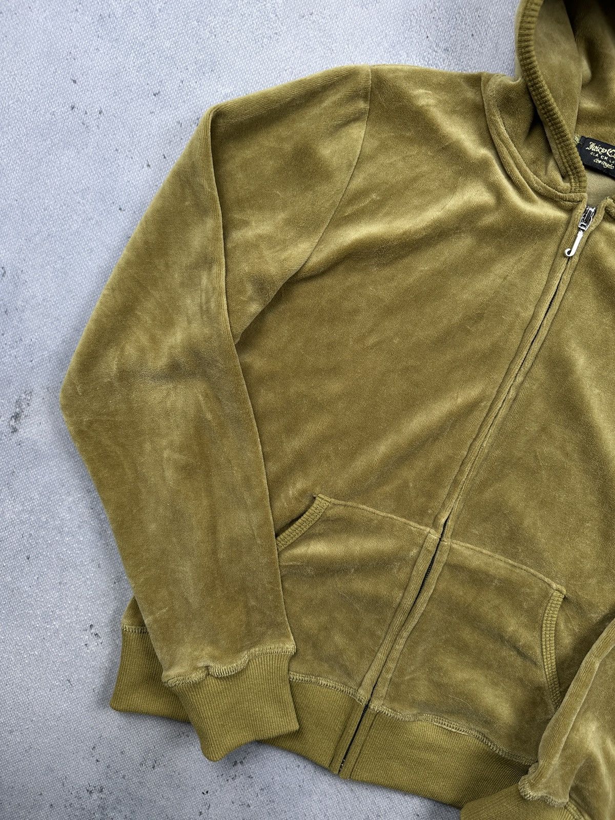 Juicy Couture Juicy Couture Velour Hoodie Rhinestone Crown Y2K Gold 90s Size S / US 4 / IT 40 - 3 Thumbnail