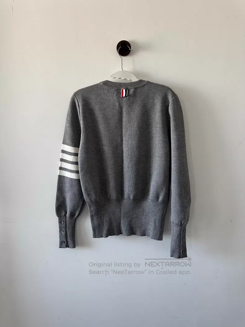 Thom Browne Thom Browne Gray sweater Size US S / EU 44-46 / 1 - 2 Thumbnail