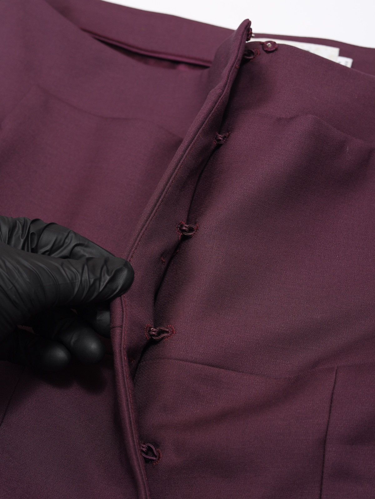 Christian Dior Monsieur Christian Dior Evening Jacket Purple Wool Blazer Vintage Size M / US 6-8 / IT 42-44 - 12 Thumbnail