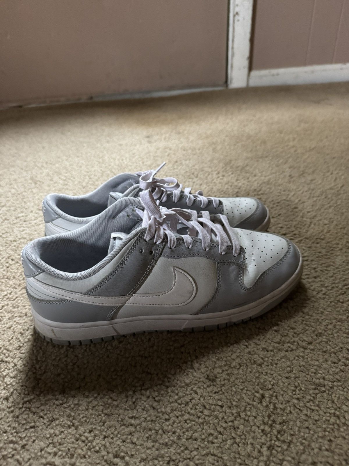 Nike Nike Dunk Low Grey Wolf Fog Size US 9.5 / EU 42-43 - 9 Thumbnail
