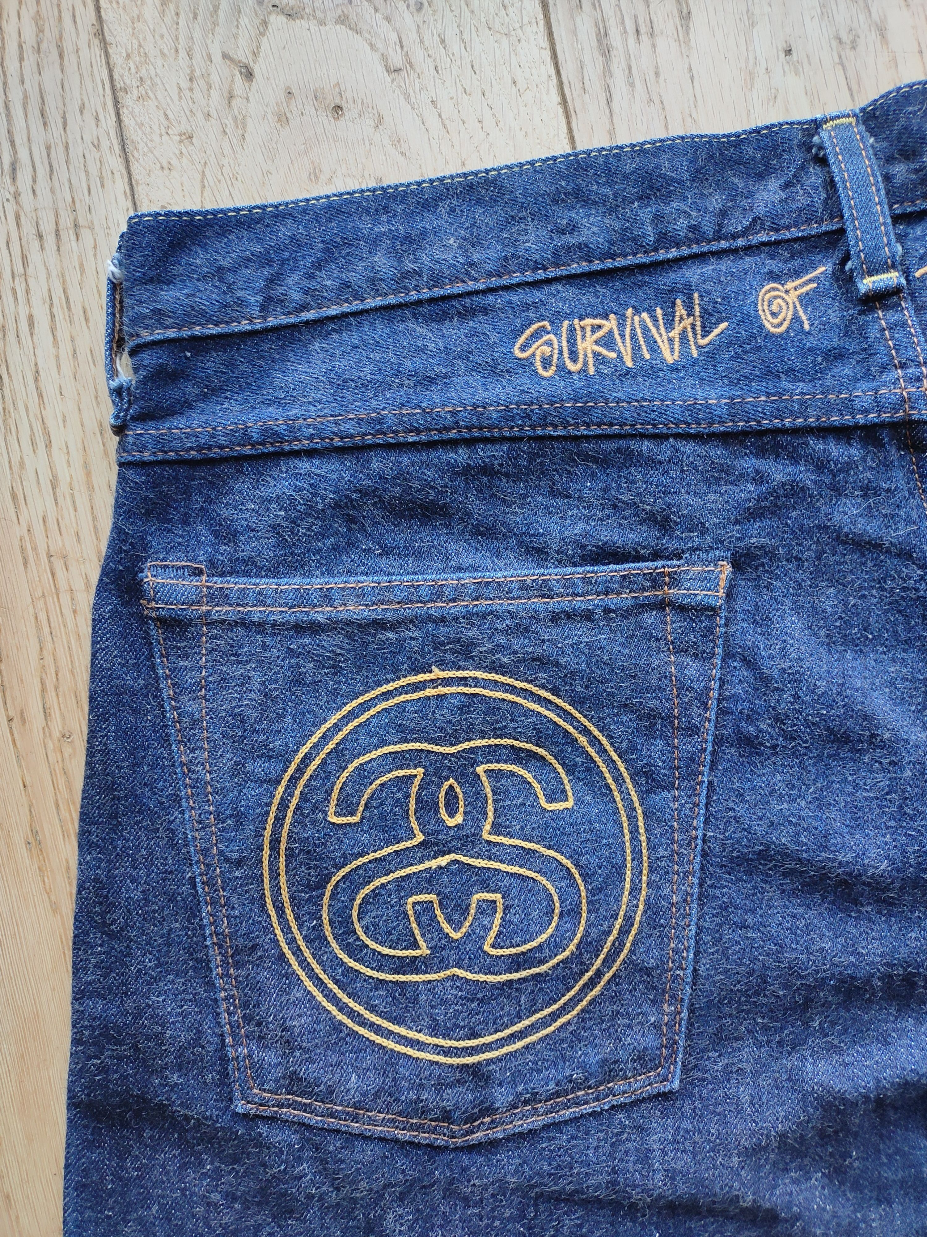 Bape × Stussy Rare Bape x Stussy Collaboration Jeans Size US 33 - 7 Thumbnail