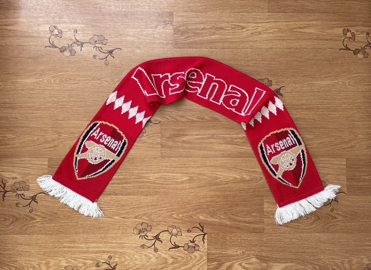 Vintage Vintage Arsenal London Gunners Red Football soccer scarf Size ONE SIZE - 3 Thumbnail