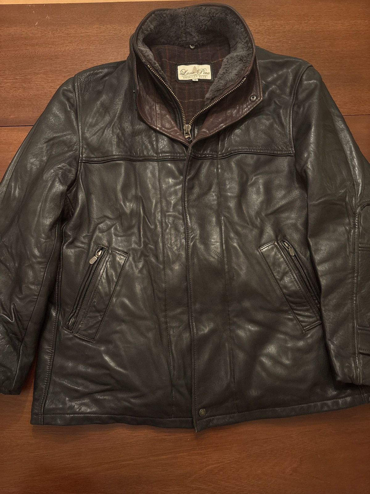Other LONE PINE 'HIKER' LEATHER JACKET Size US XL / EU 56 / 4 - 5 Thumbnail