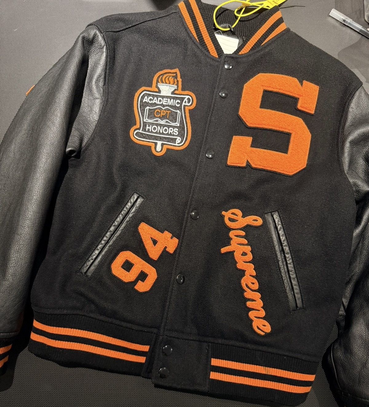 Supreme Supreme FW19 Team Varsity Jacket Size US S / EU 44-46 / 1 - 2 Thumbnail