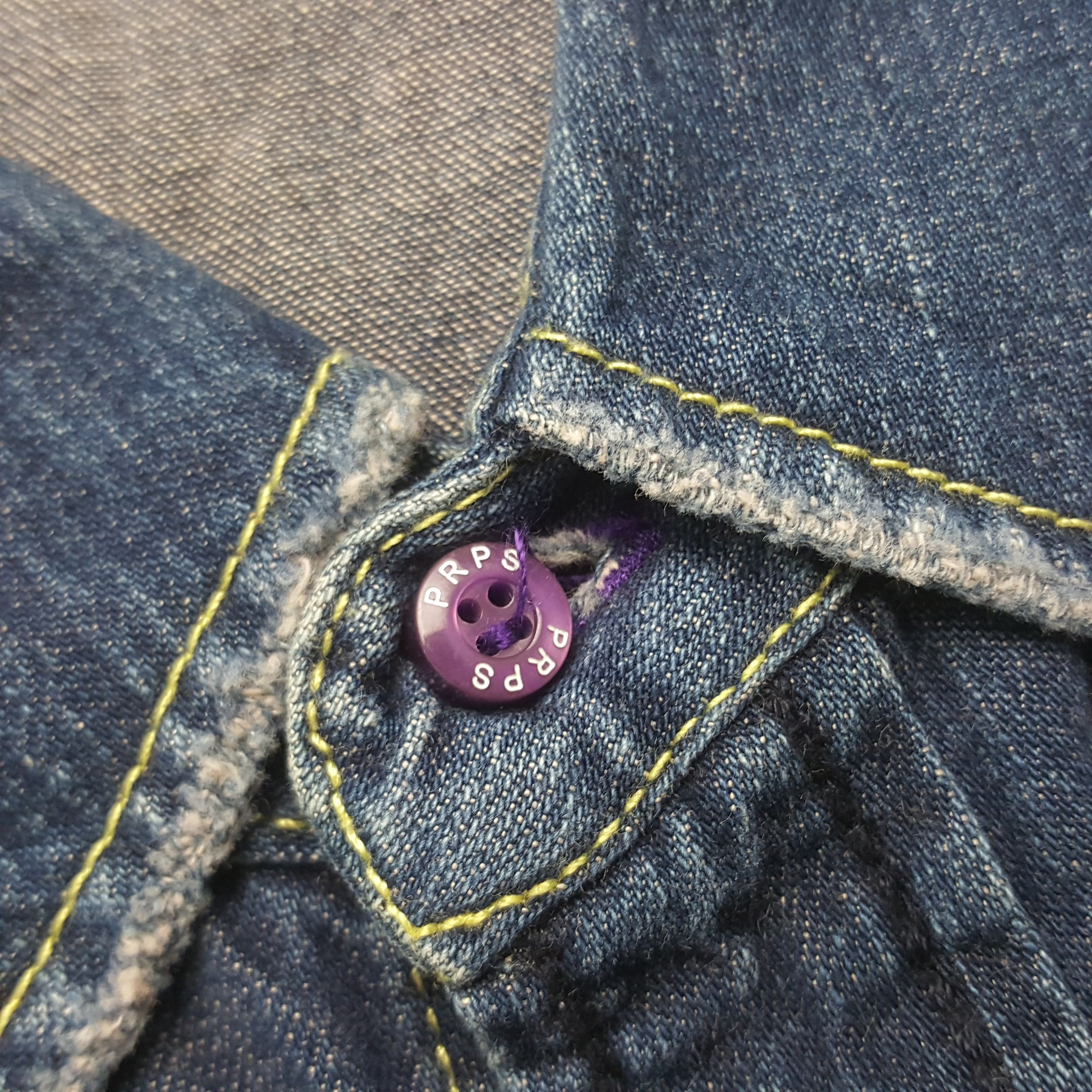 Prps Vintage PRPS Japanese Brand Denim Shirt RR8 Size US L / EU 52-54 / 3 - 7 Thumbnail