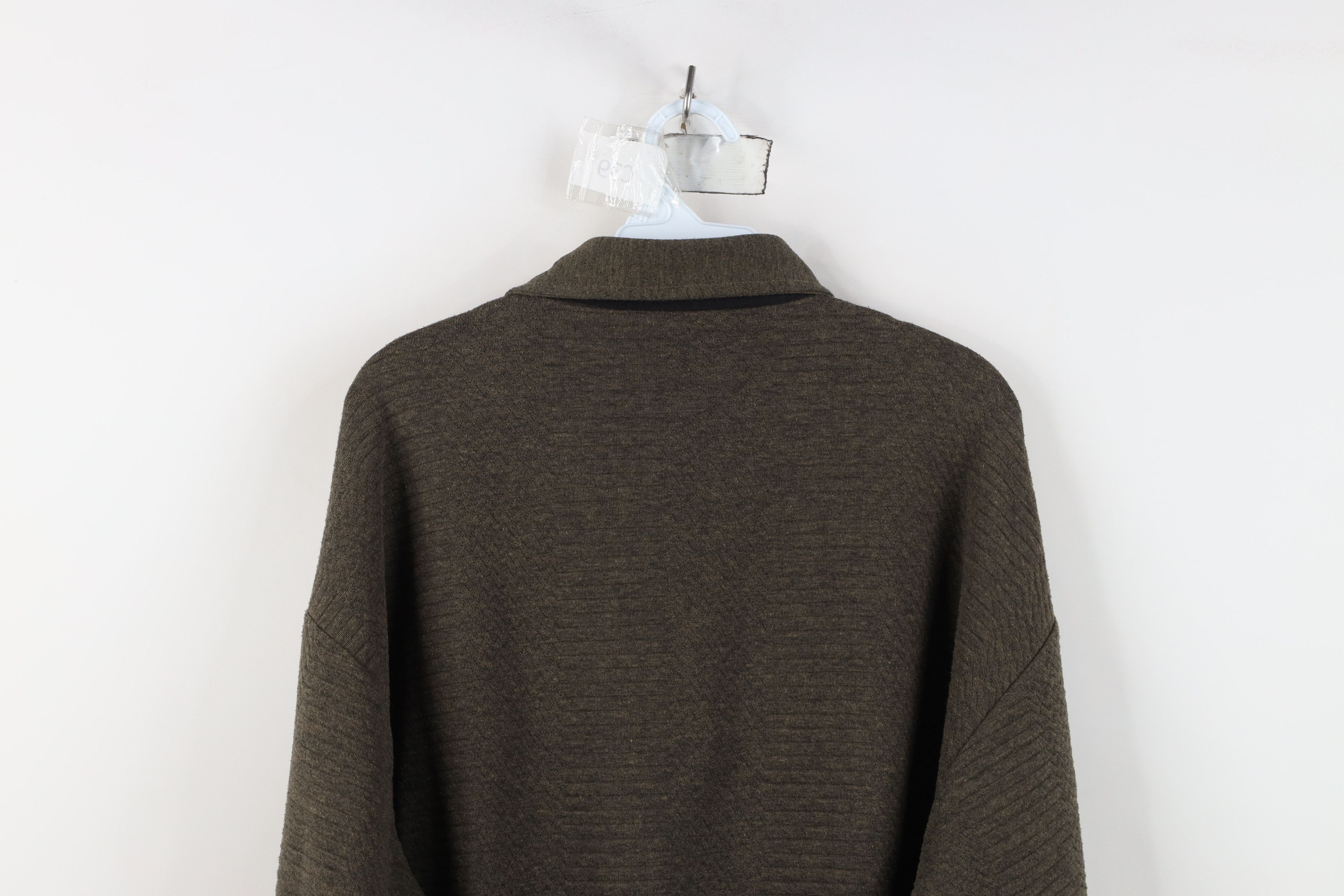 Vintage Vintage 90s Streetwear Textured Knit Collared Pullover Polo Size US L / EU 52-54 / 3 - 11 Thumbnail