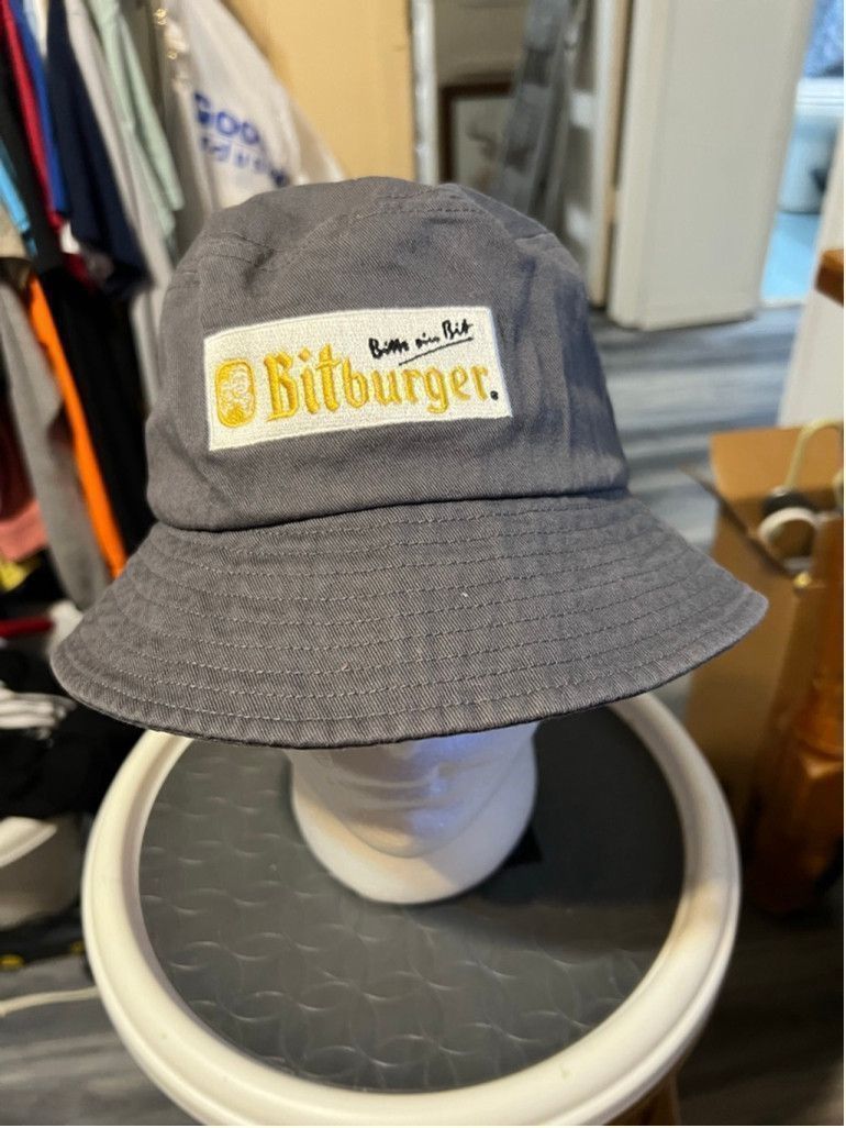 Other Men's Sportsman Bitburger Grey One Size Bucket Hat Size ONE SIZE - 1 Thumbnail