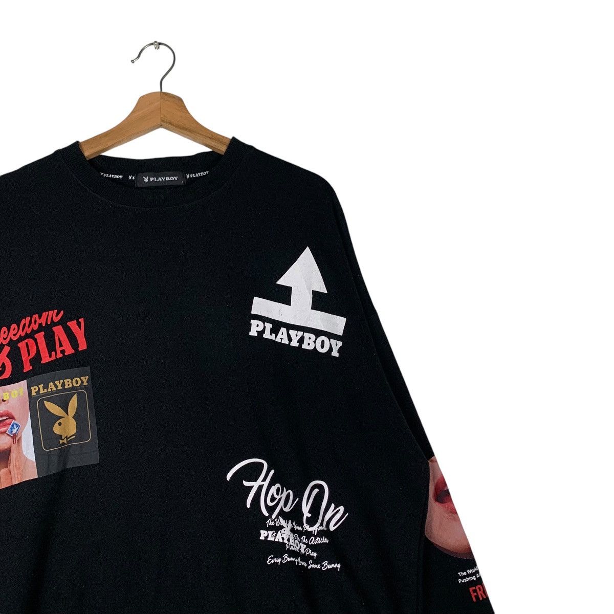Playboy PLAYBOY Graphics Sweatshirt #1382-C62 Size US L / EU 52-54 / 3 - 5 Thumbnail