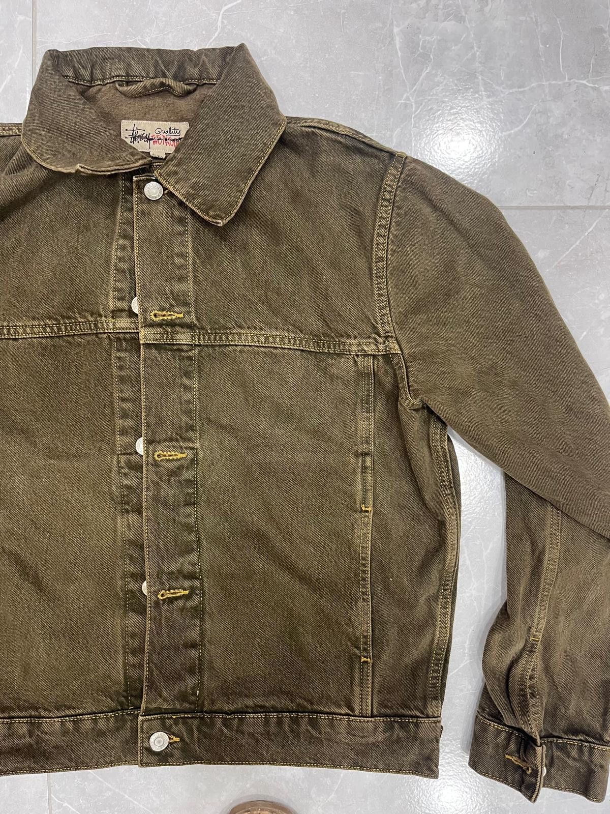 Stussy TRUCKER JACKET DENIM Size US S / EU 44-46 / 1 - 7 Thumbnail
