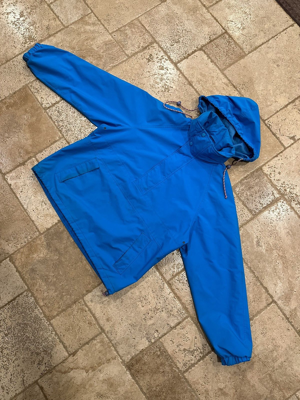 Eddie Bauer × Vintage Vintage Eddie Bauer 90s Windbreaker Cagoe Raincoat Jacket Size US L / EU 52-54 / 3 - 4 Thumbnail