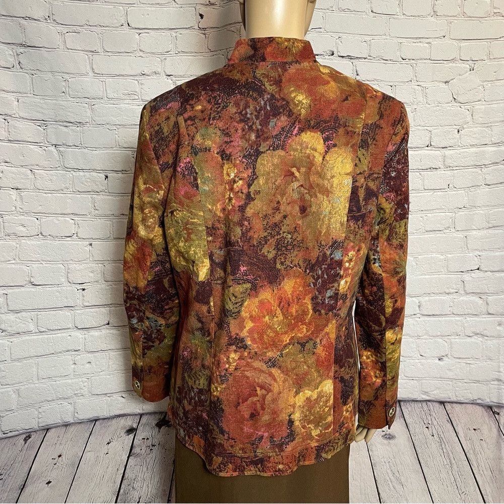 Coldwater Creek New Coldwater Creek Cotton Fall Color Jacket Size 12 Size XL / US 12-14 / IT 48-50 - 3 Thumbnail