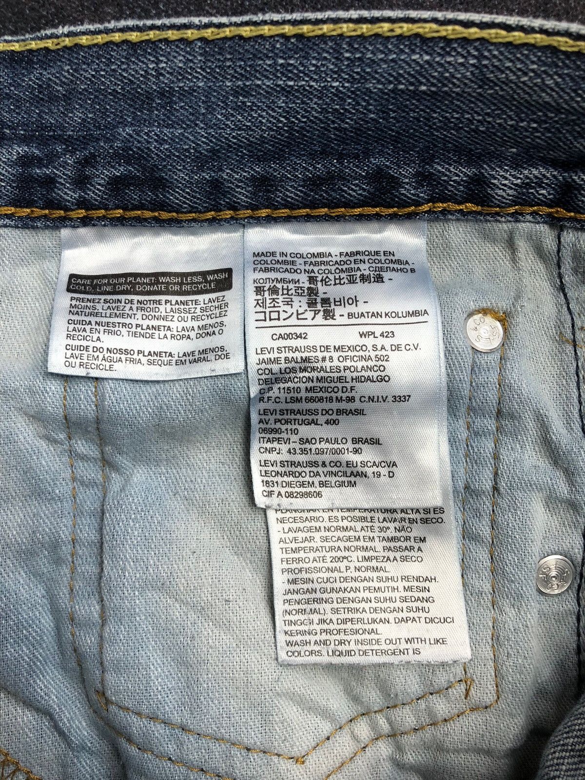 Levi's × Vintage Vintage Levi's 569 Blue Denim Jeans Size US 36 / EU 52 - 17 Thumbnail