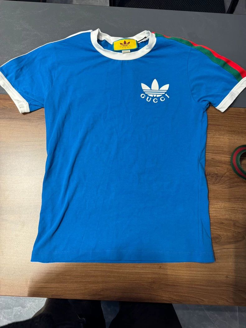 Gucci Gucci SS22 Letter Logo Pattern Printed Round-neck Short-sle Size US L / EU 52-54 / 3 - 1 Thumbnail
