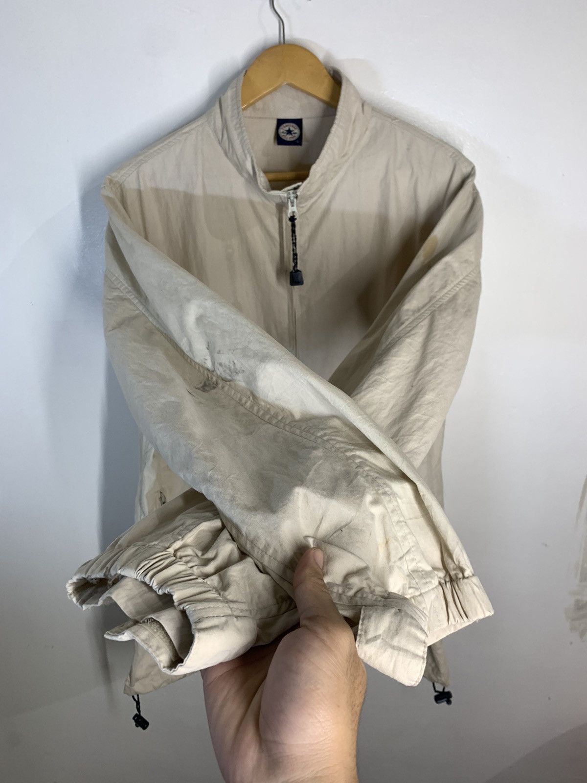 Converse × Vintage Vintage Converse Full Zip Lightweight Jacket Size US L / EU 52-54 / 3 - 8 Thumbnail