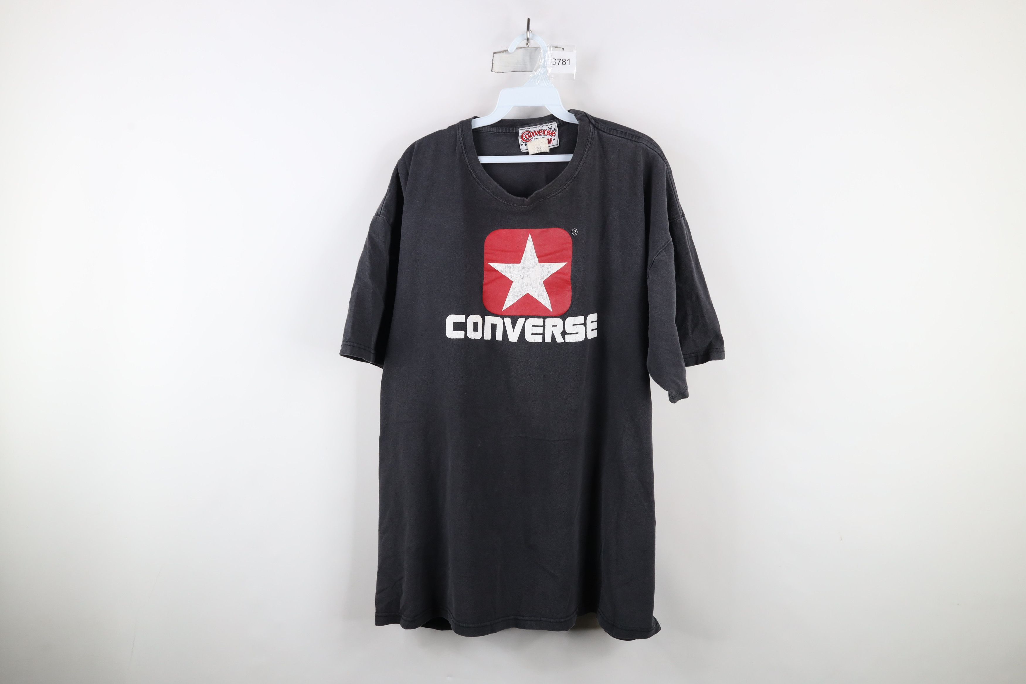 Converse × Vintage Vintage 90s Converse Spell Out Big Logo Short Sleeve T-Shirt Size US XXL / EU 58 / 5 - 1 Thumbnail