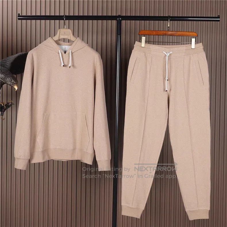 Brunello Cucinelli Brunello Cucinelli size M Sea Island Cotton Hooded Sportswe Size 34R - 1 Thumbnail
