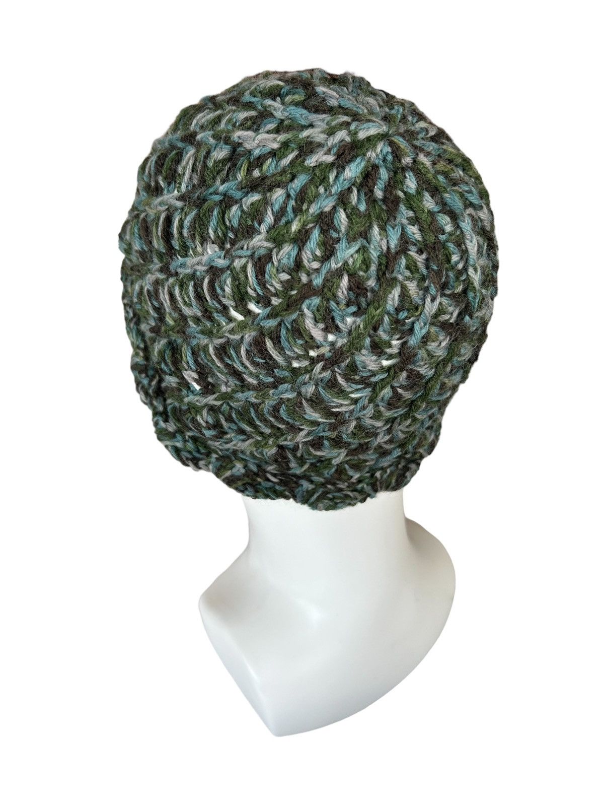 Japanese Brand × Kapital × Vintage Crochet Knitted Handmade Rare Beanie Hats Size ONE SIZE - 4 Thumbnail