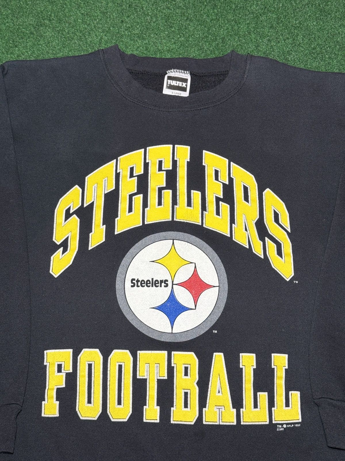 Tultex Vintage 90s Pittsburgh Steelers Retro Tultex Sweatshirt Size US XL / EU 56 / 4 - 2 Thumbnail