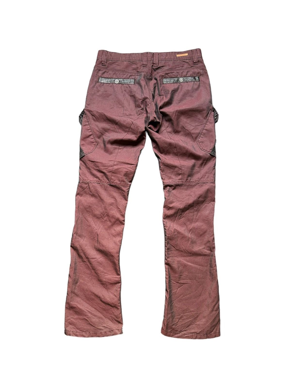 If Six Was Nine [33 x 42] Y2k NCFM gasmask j-rock Gothic cargo pant Size US 33 - 2 Thumbnail