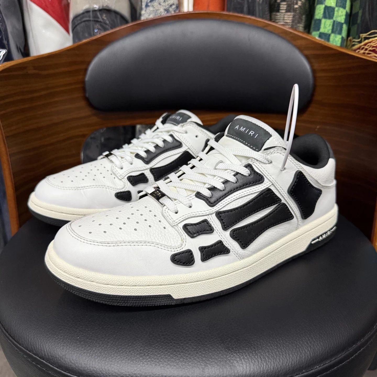 Amiri AMIRI Bone White Black 43 Mint 2 Wears Size US 10 / EU 43 - 1 Thumbnail